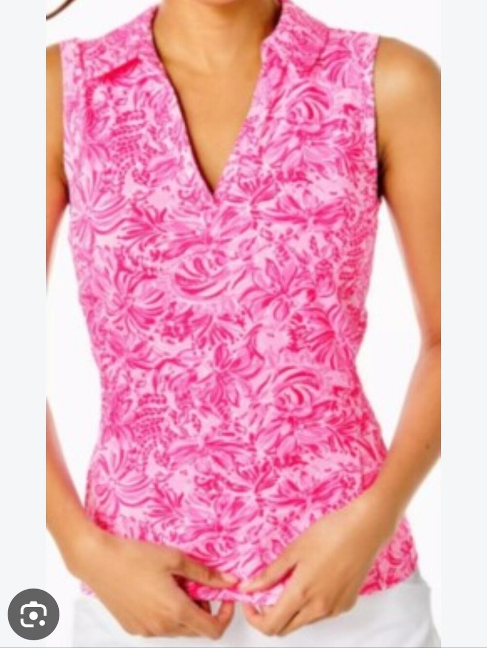 Lilly Pulitzer Luxletic "Imara" tank top Sz L